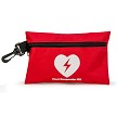 CPR/AED Rescue Kit with CPR Mask in Red Nylon Pouch - Image 3